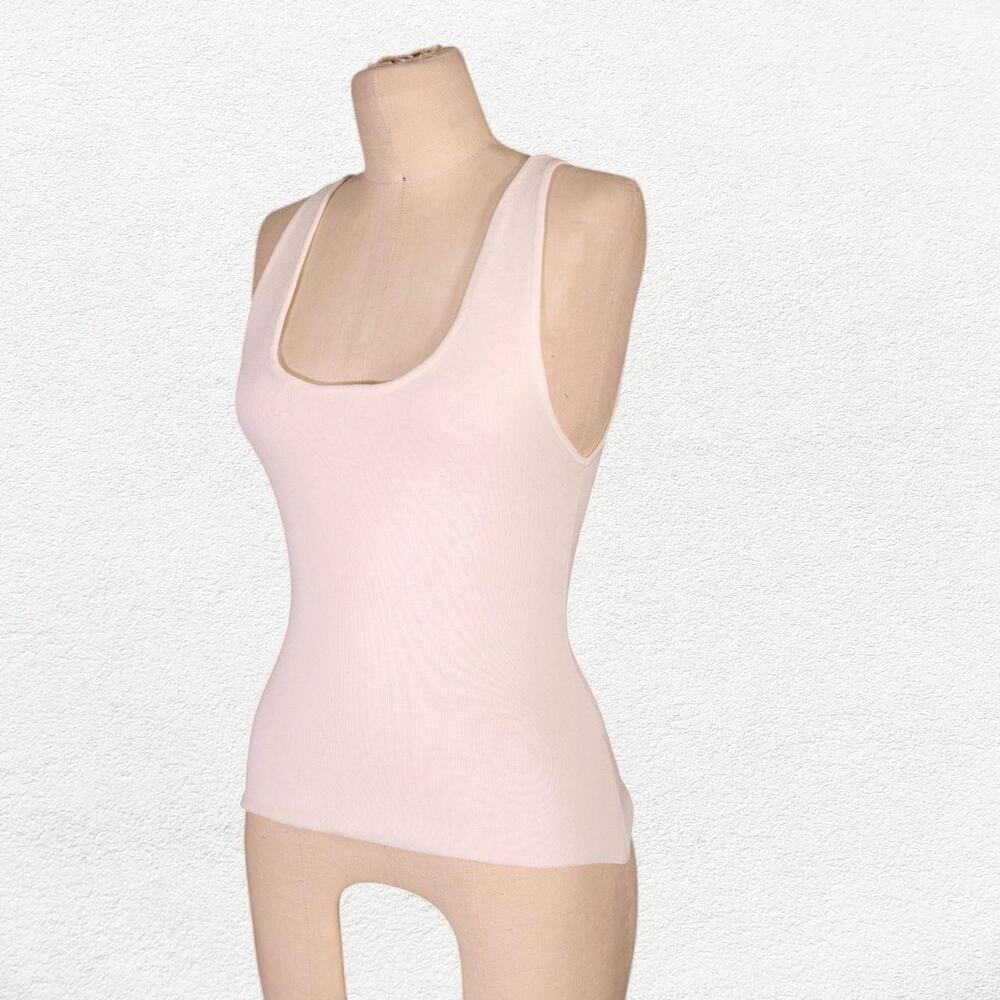 DISSH Troy Knit Tank in White - Picture 2 of 7